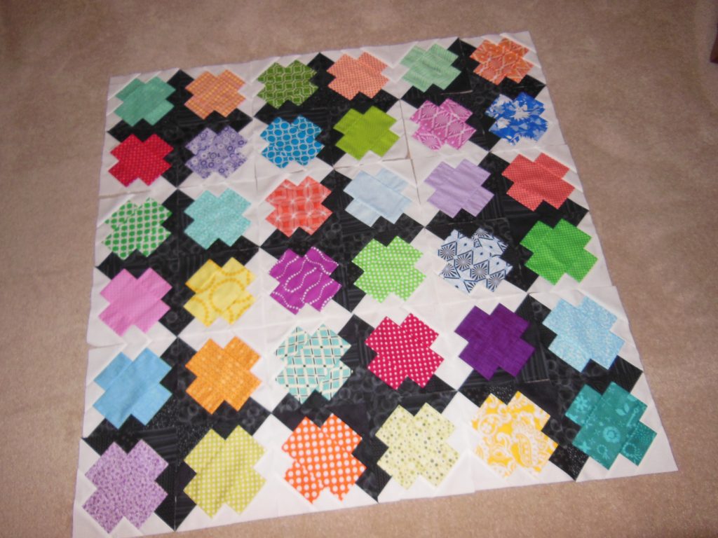 Jumping Jacks scrap quilt by Sharon McConnell easy quilting pattern