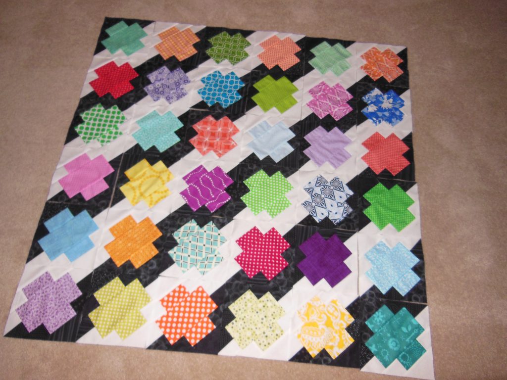 Jumping Jacks scrap quilt by Sharon McConnell easy quilting pattern