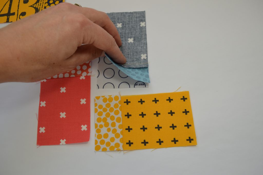 How to sew quilt block with partial seam