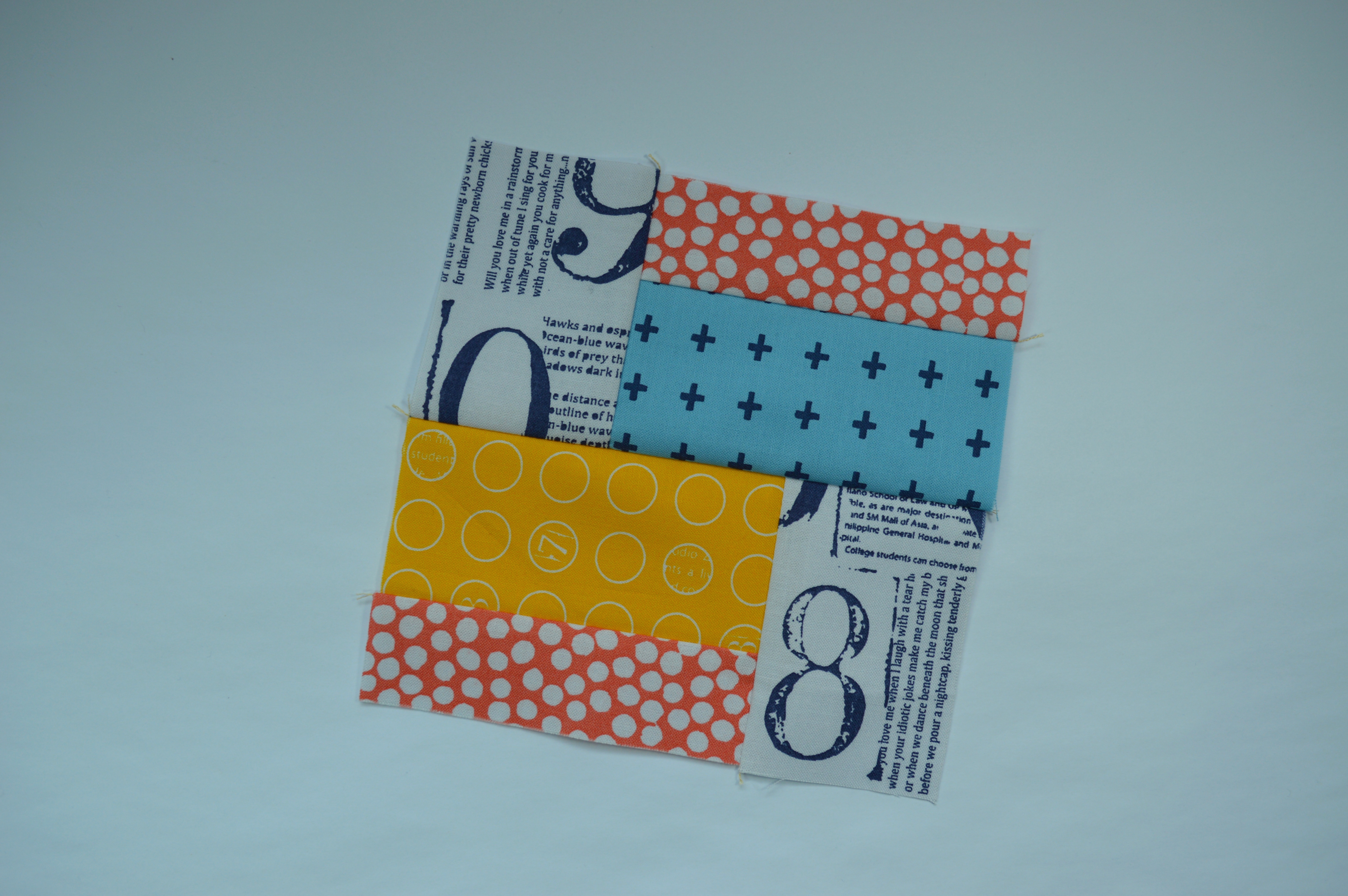 how to sew a simple six inch quilt sampler block with rectangles