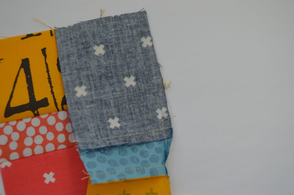 How to sew quilt block with partial seam