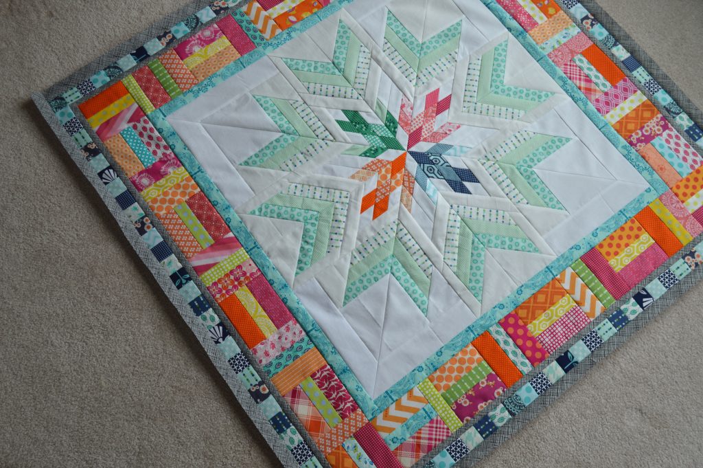 Aviatrix Medallion quilt, pieced quilt borders, star quilt