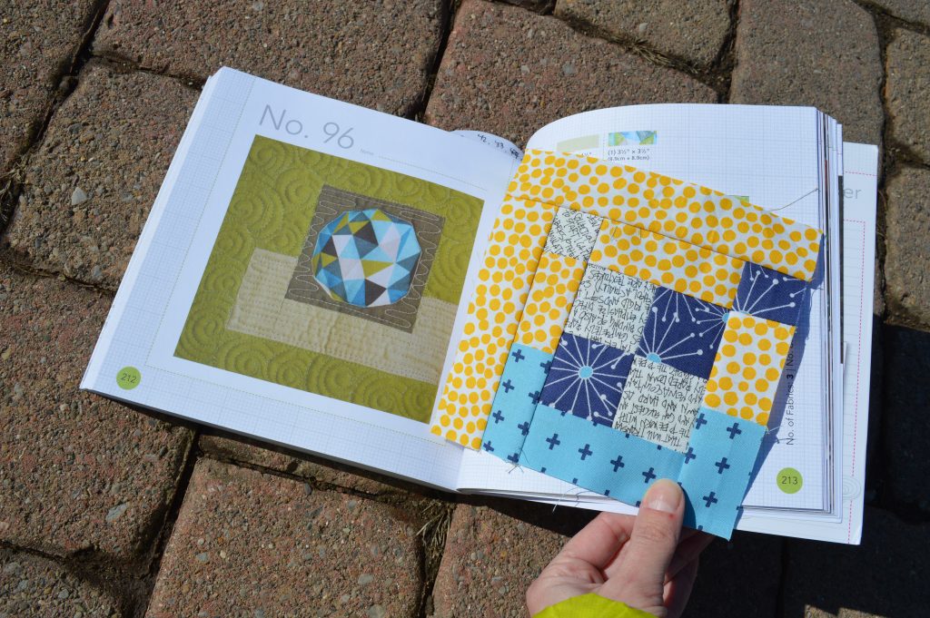 Tula Pink City Sampler quilt blocks with moda fabrics by Zen Chic