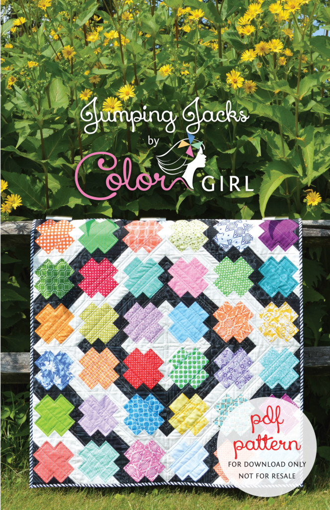 Jumping Jacks scrap quilt by Sharon McConnell easy quilting pattern