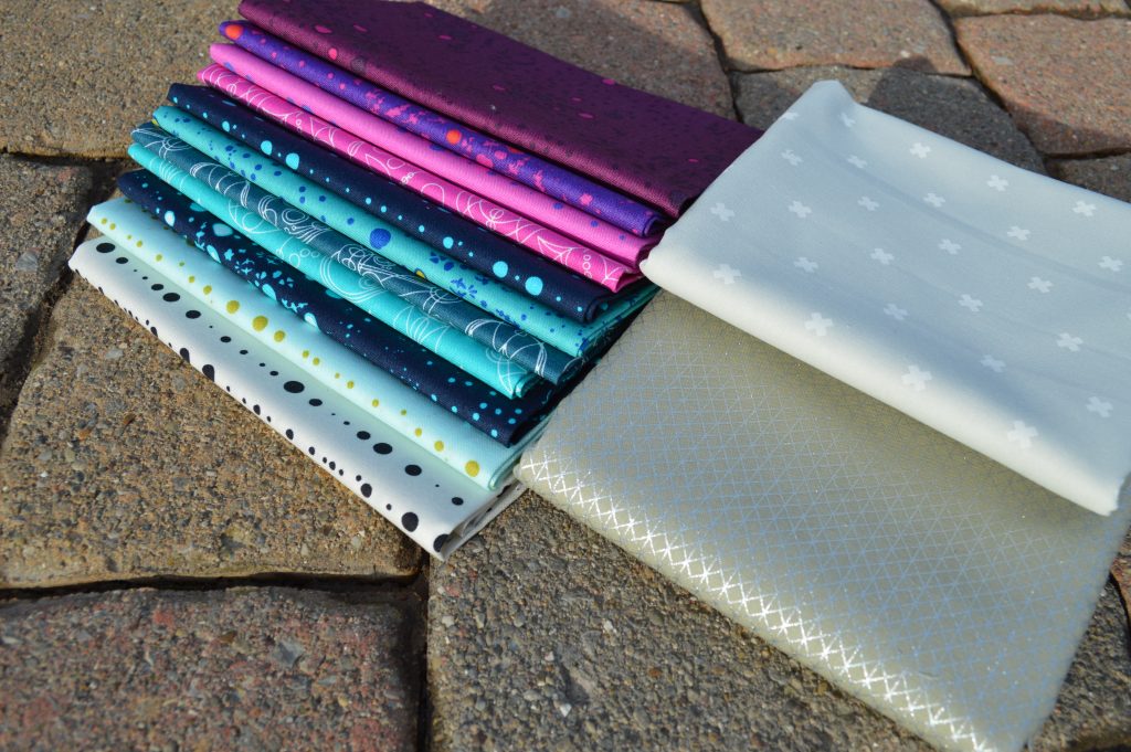 Choosing quilting fabrics and colors, what goes with alison glass sun prints