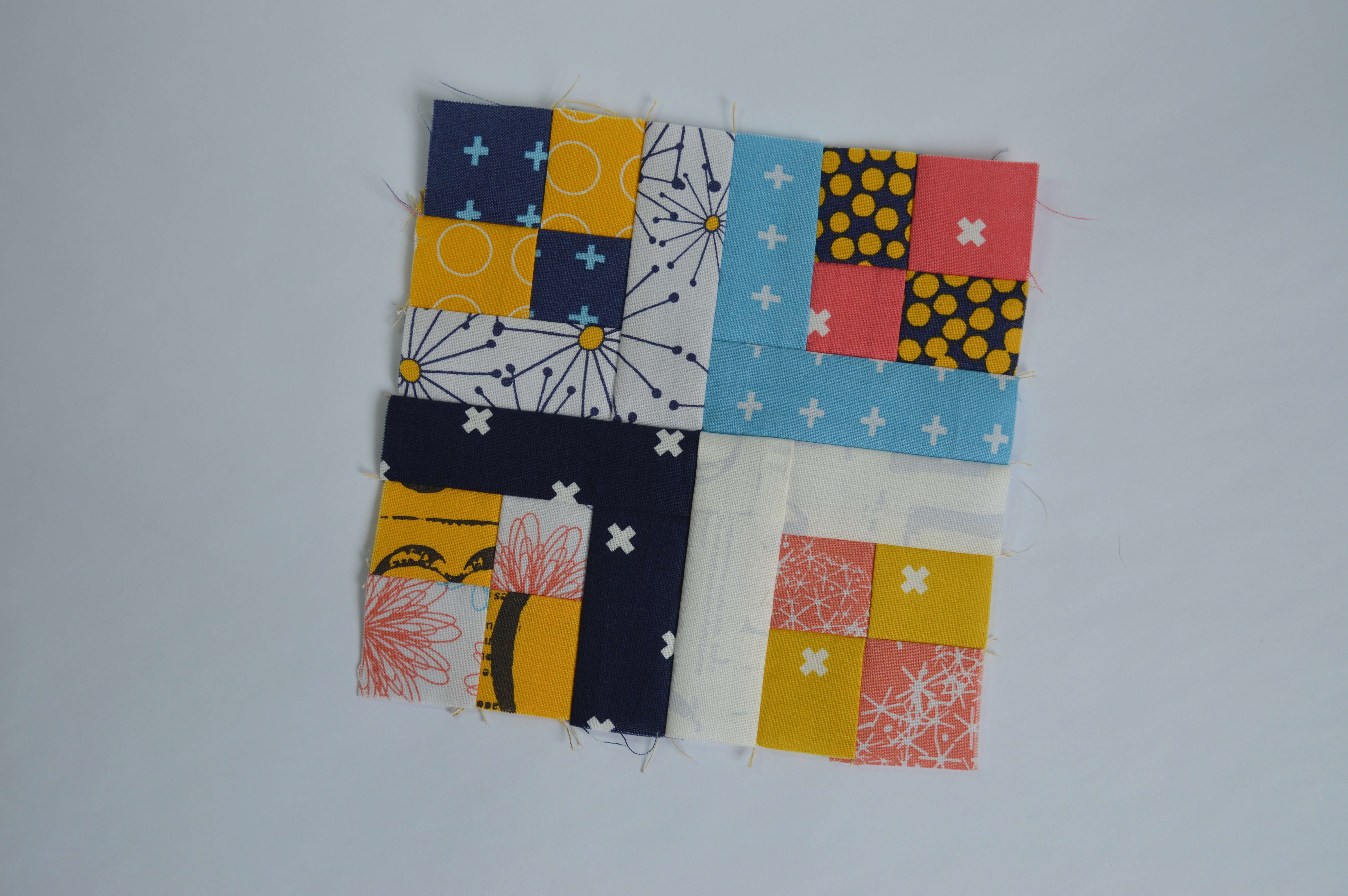 how to make four patch square simple six inch sampler quilt block tutorial