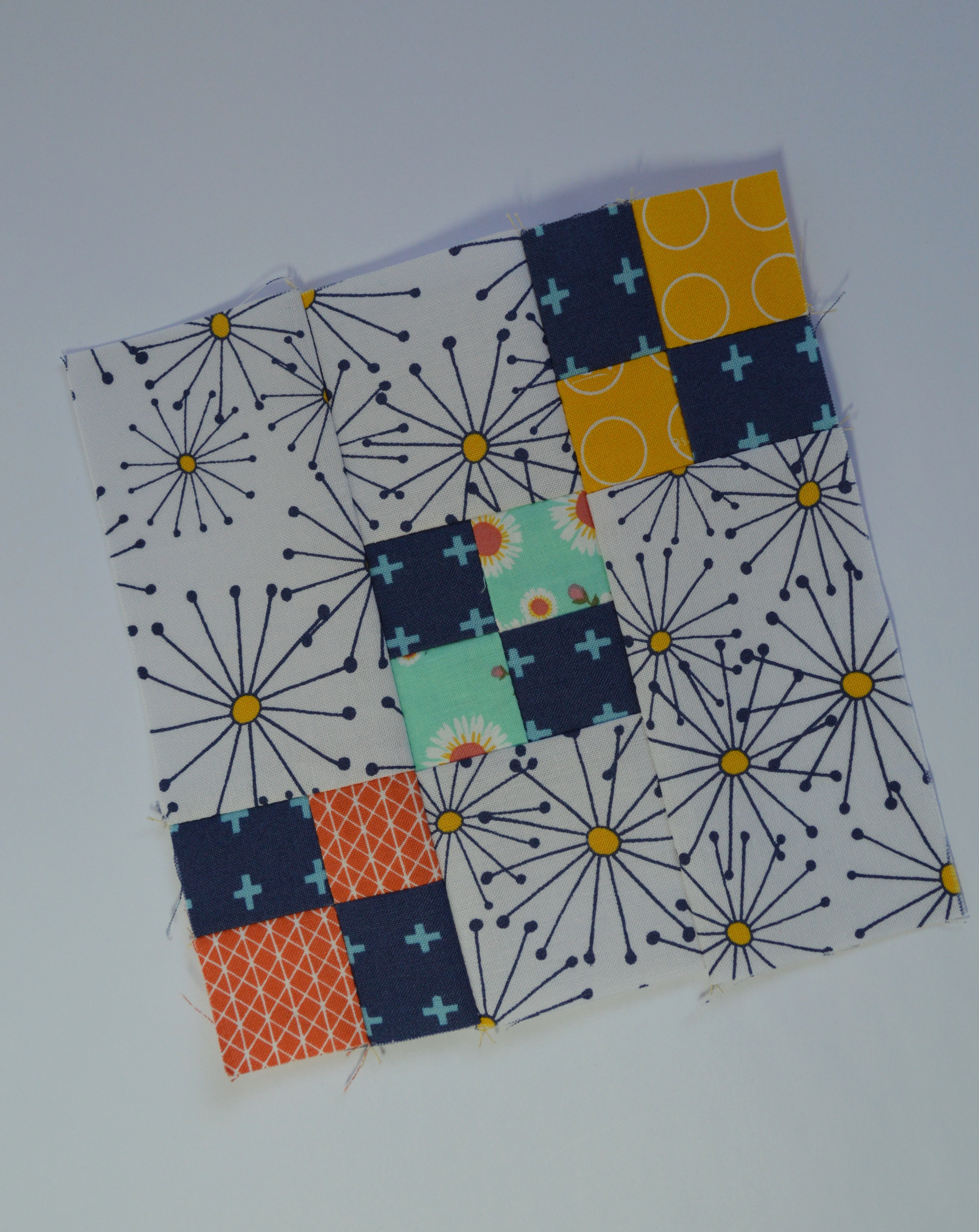 how to make four patch square simple six inch sampler quilt block