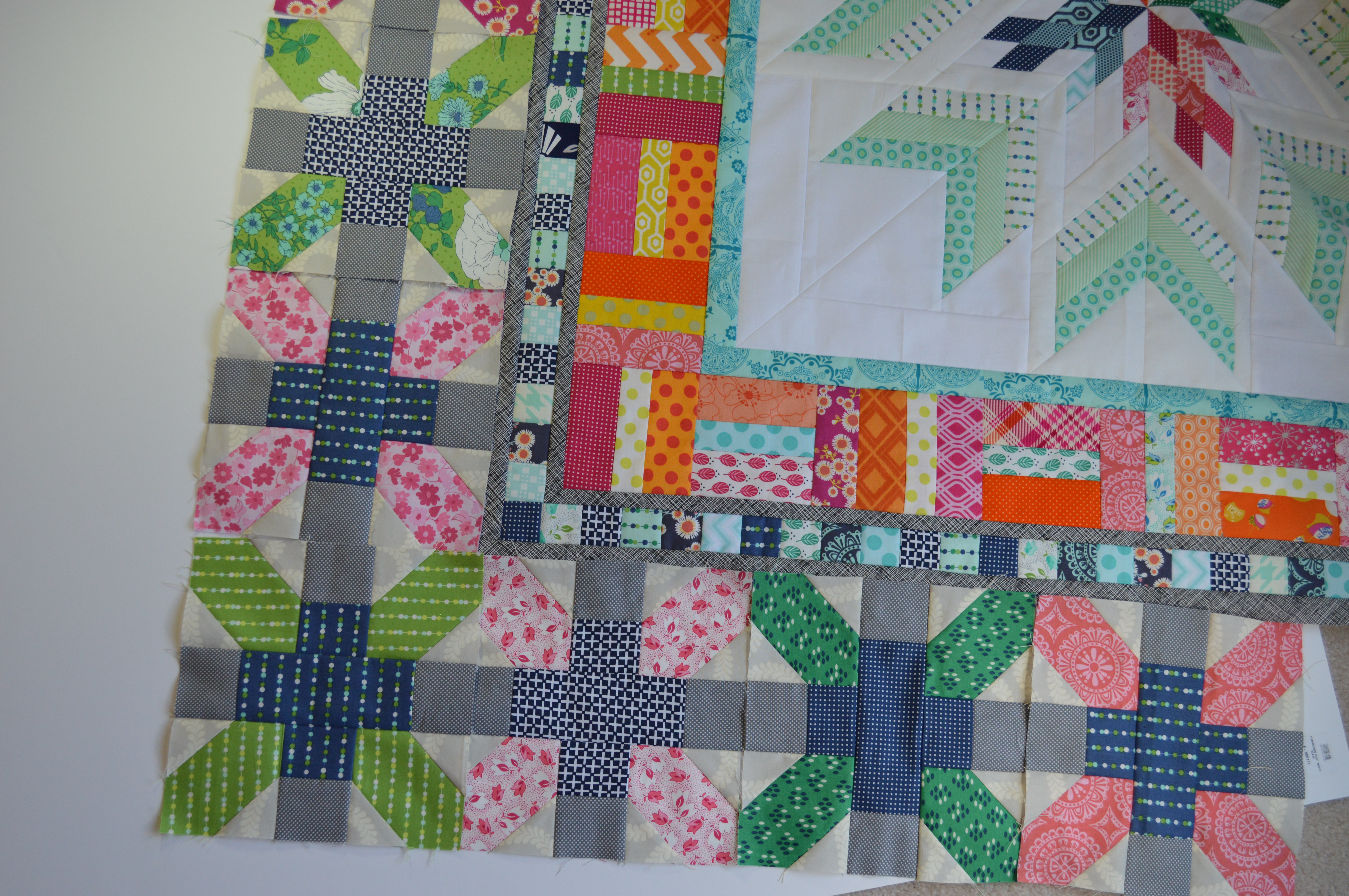Aviatrix medallion patchwork quilt