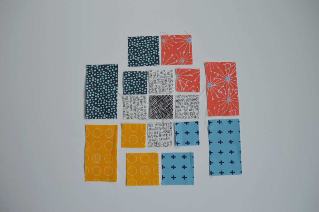 how to make super simple modern quilt sampler with nine patch squares