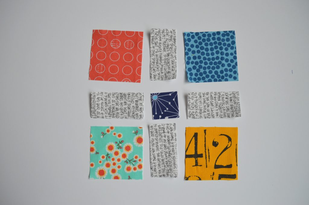 how to make super simple modern quilt sampler with nine patch squares