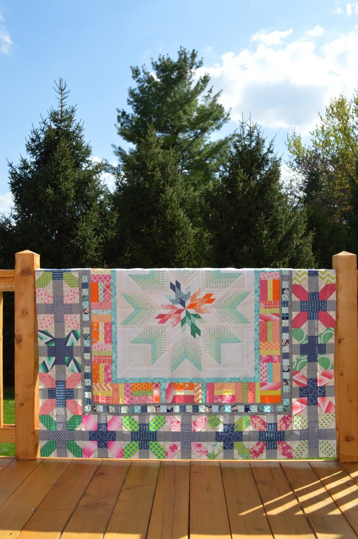Aviatrix medallion quilt by Sharon McConnell