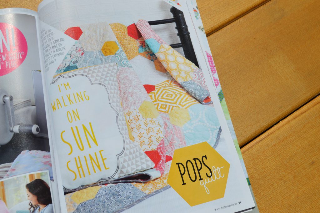 Quilt Now Magazine issue 10 with Pops quilt pattern by Color girl sharon McConnell