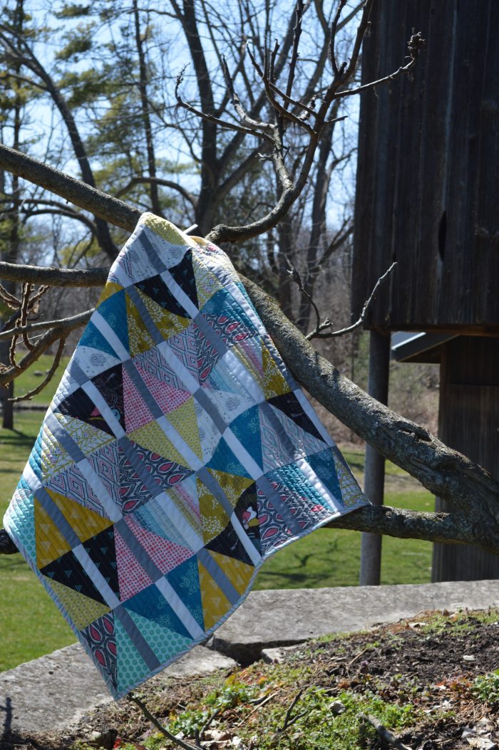 Archer Quilt by Sharon McConnell with Etno fabrics by Pat Bravo