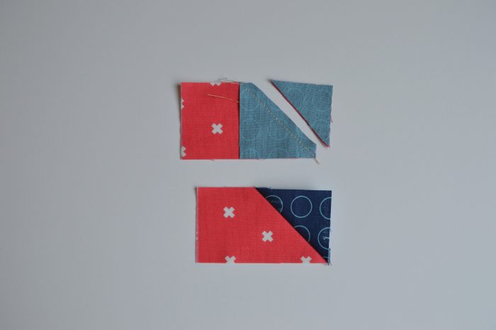 how to make a simple modern sampler quilt block