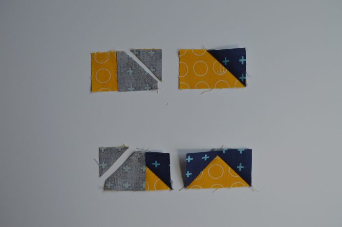 how to make a simple modern sampler quilt block