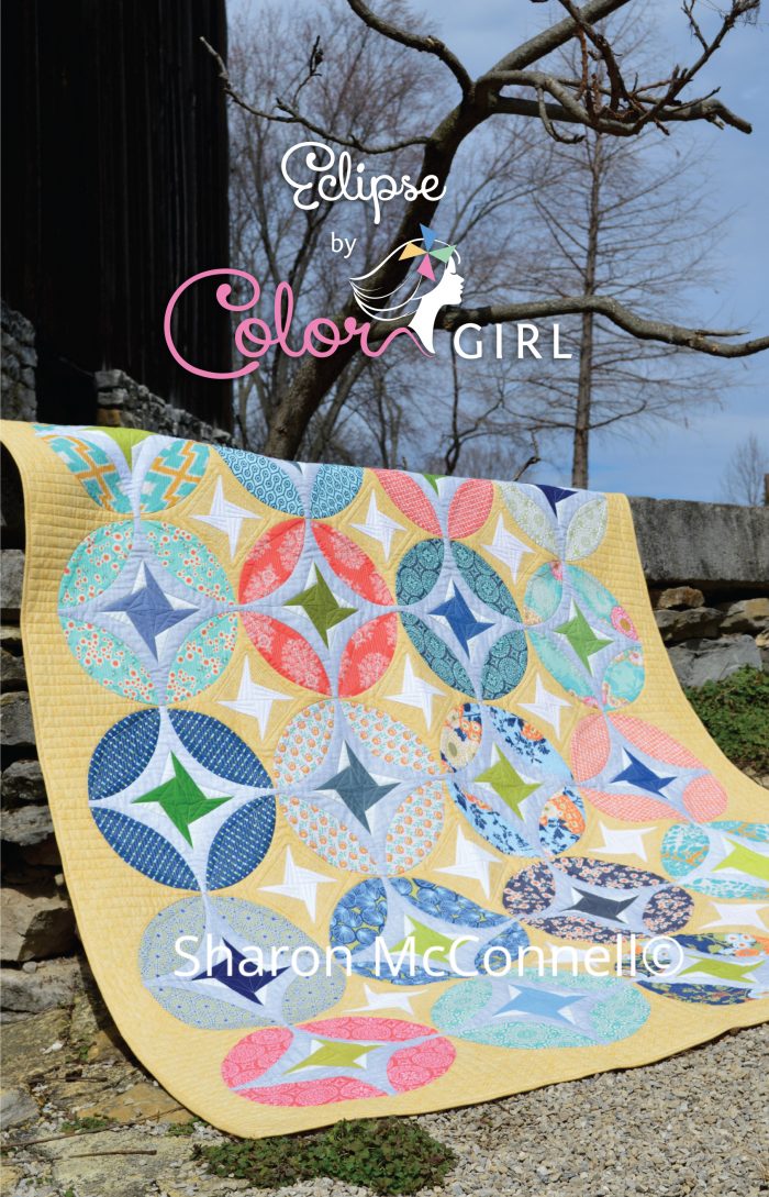Eclipse quilt pattern by Color Girl Sharon McConnell