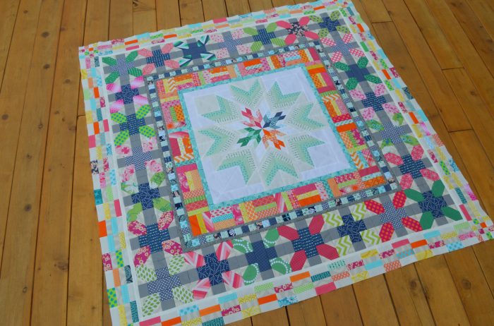 Aviatrix medallion quilt by Sharon McConnell