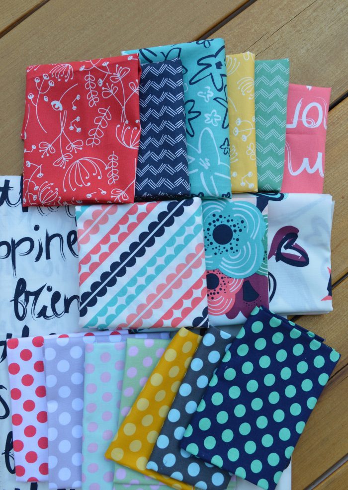Happy Home Fabric by Art Gallery  Fabrics with polka dot fabrics