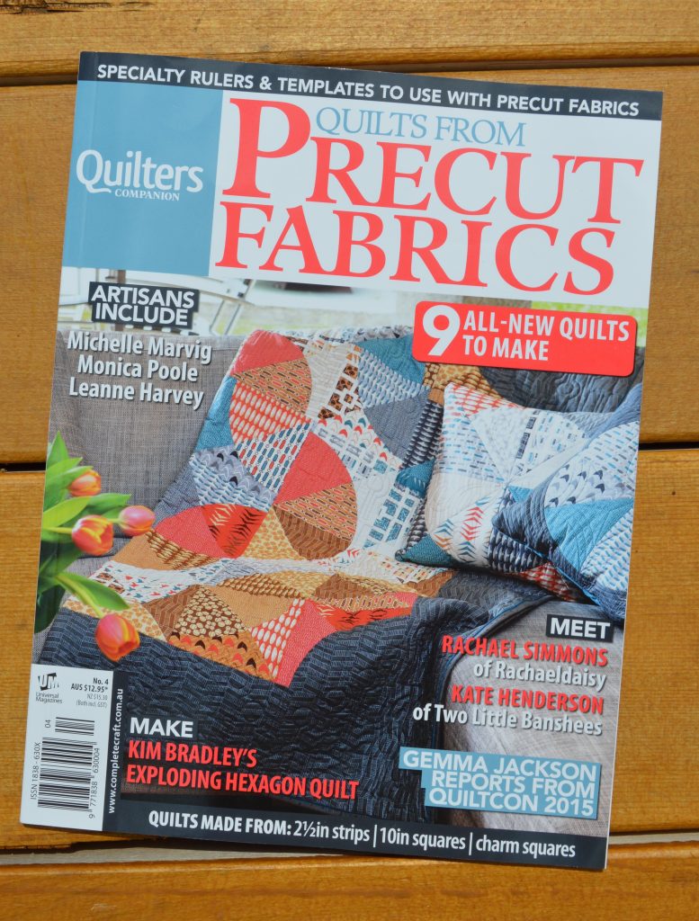 Quilters Companion quilt patterns with precut fabrics