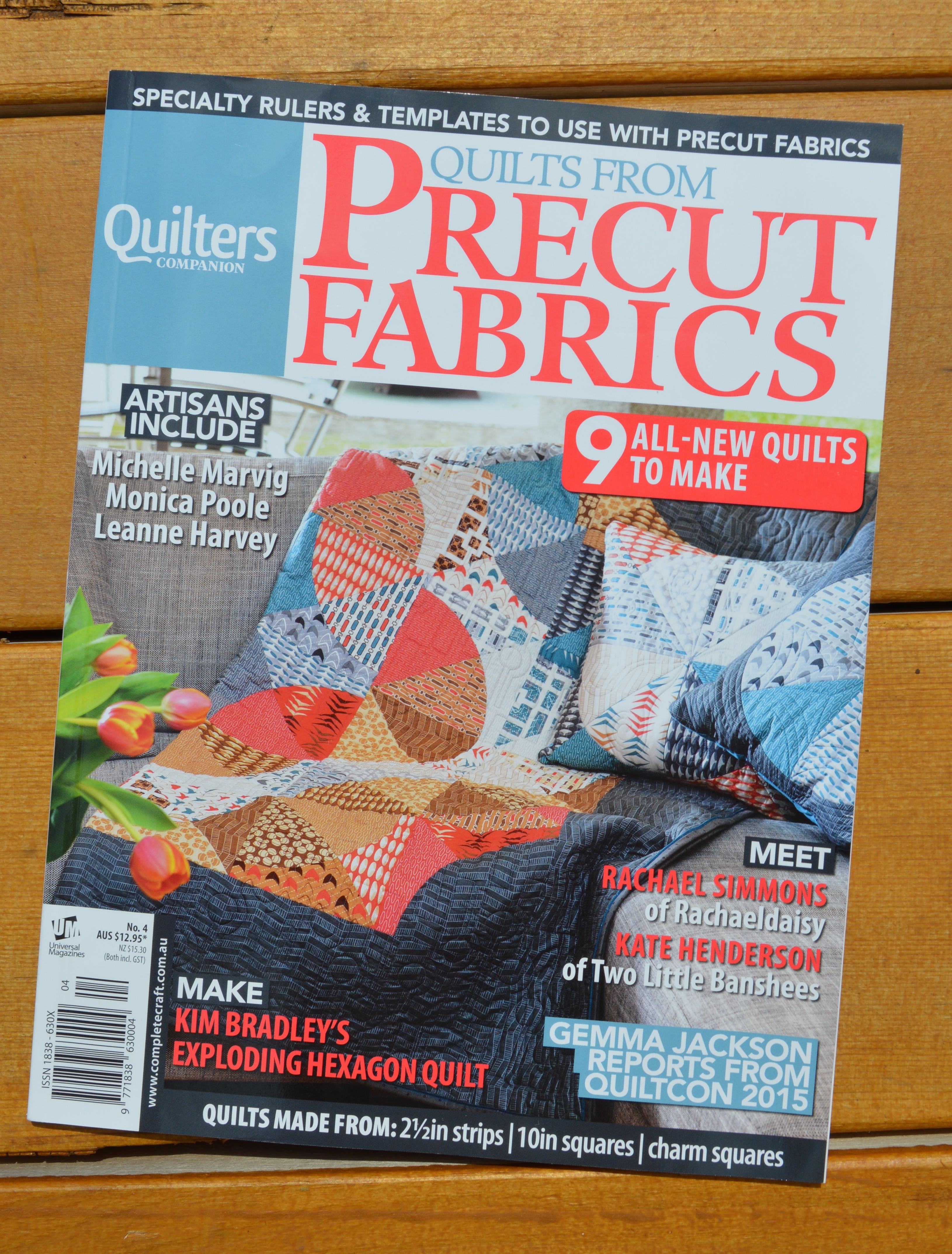 Quilters Companion quilt patterns with precut fabrics
