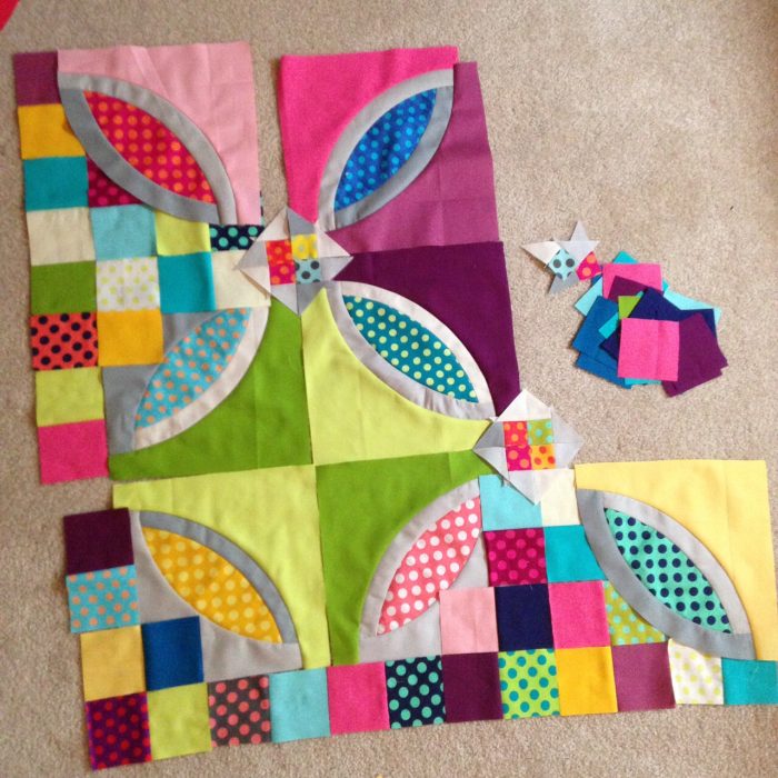 Polka Dot Bikini Quilt by Sharon McConnell