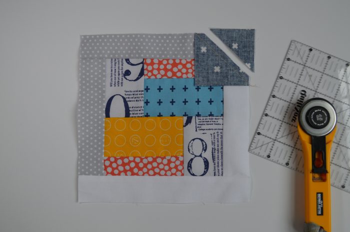 how to sew simple modern sampler quilt