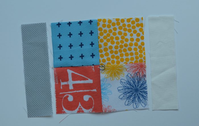 how to make simple modern sampler quilt,