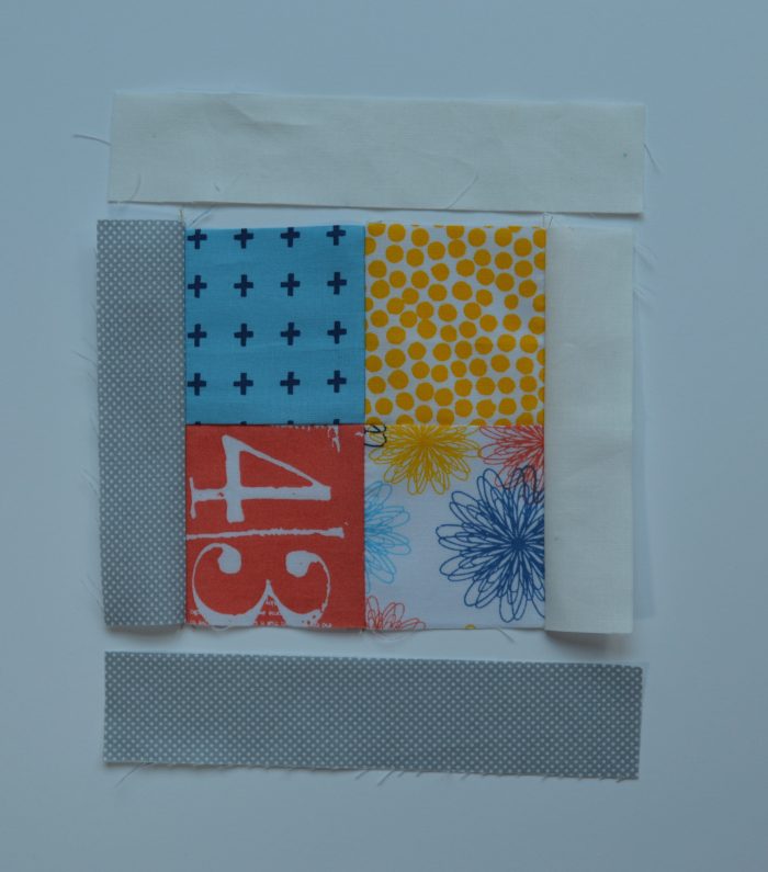 how to make simple modern sampler quilt,
