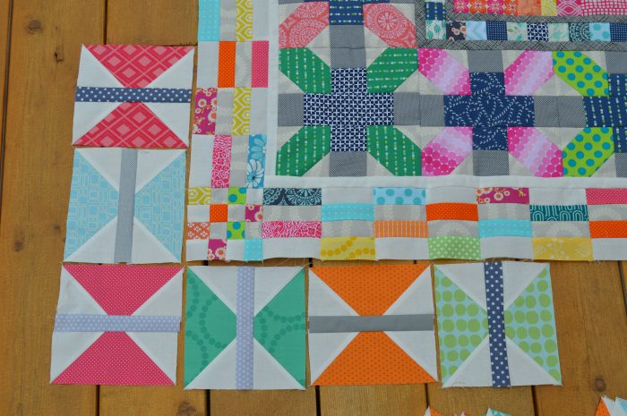 Aviatrix medallion quilt by Sharon McConnell, butterfly border blocks