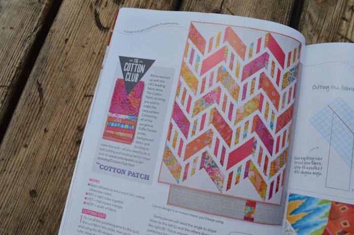 Love Patchwork and Quilting issue 24 quilt by Laura Pritchard