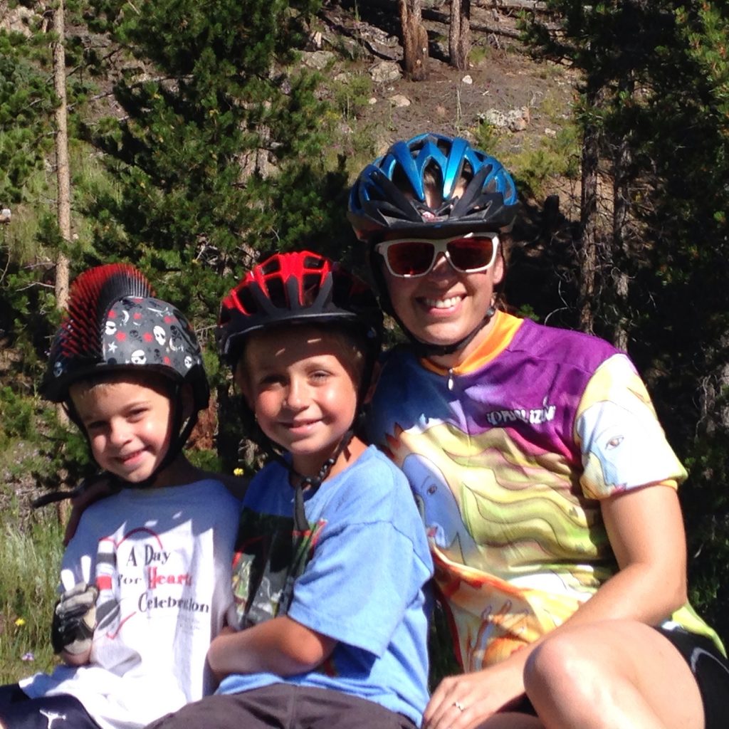 summer vacation in Colorado, biking