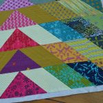 Quilt in Progress: Broken V FMQ