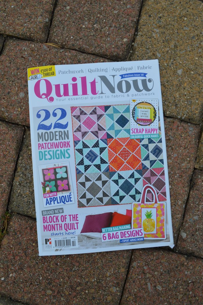 Quilt Now issue 14 featuring Festival quilt pattern by Sharon McConnell