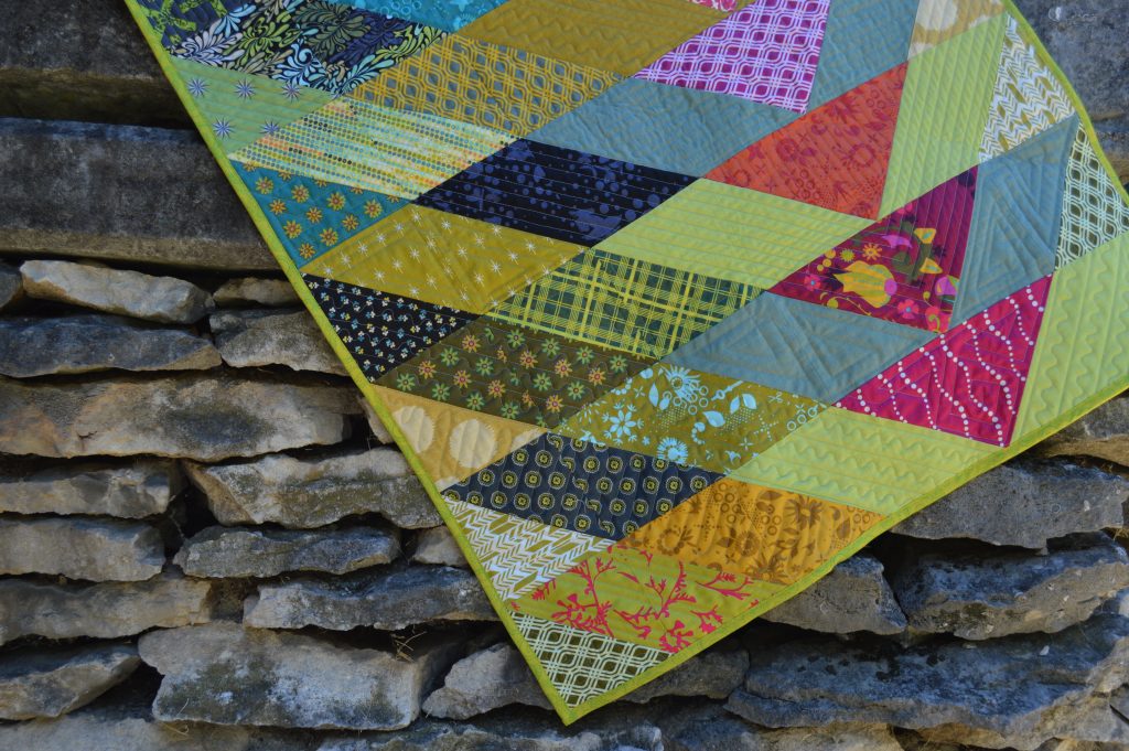 Broken V quilt by Sharon McConnell. pattern by Christa Watson, fabrics by Alison Glass and Tula Pink Broken V quilt by Sharon McConnell. pattern by Christa Watson, fabrics by Alison Glass and Tula Pink