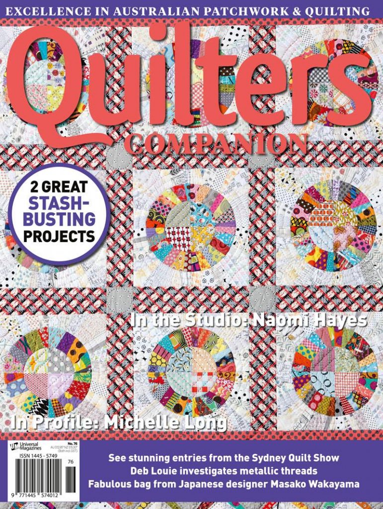 Quilters companion magazine 2015