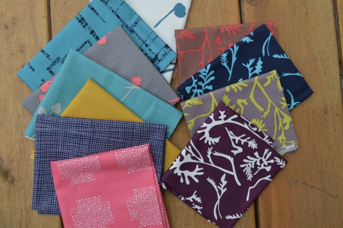 Imprint fabrics by Katarina Rocella for Art Gallery Fabrics wit Alison glass designs for Andover fabrics