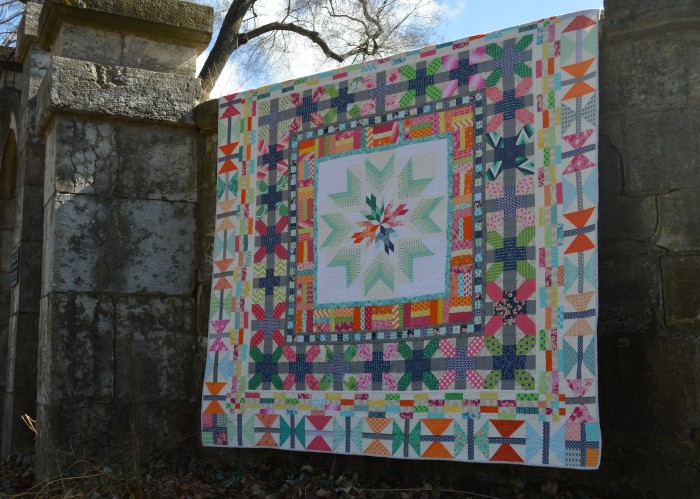 Aviatrix medallion quilt by Sharon McConnell