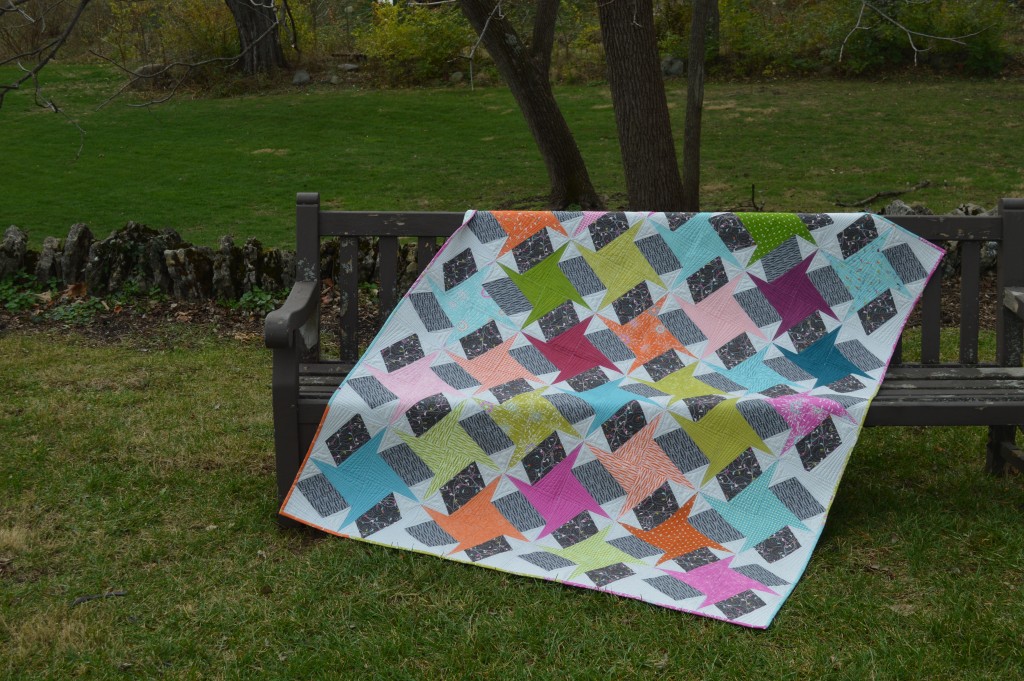 Spin quilt star patchwork quilt pattern by sharon mcconnell