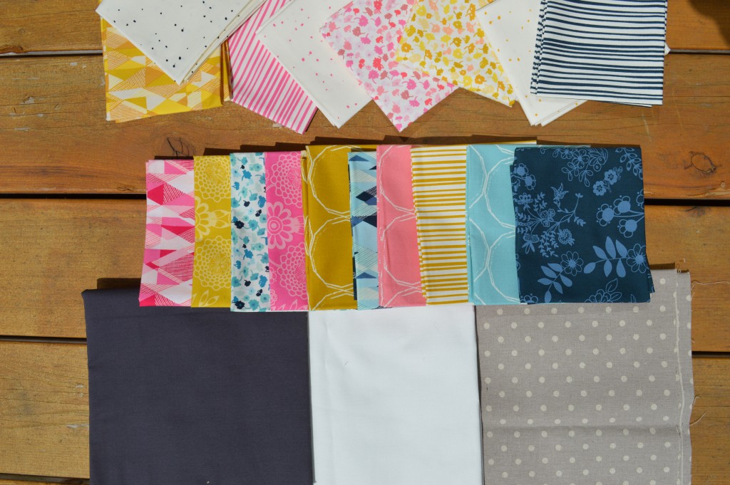 Essentials 2 fabrics by Pat Bravo for Art Gallery Fabrics, choosing fabric for quilt