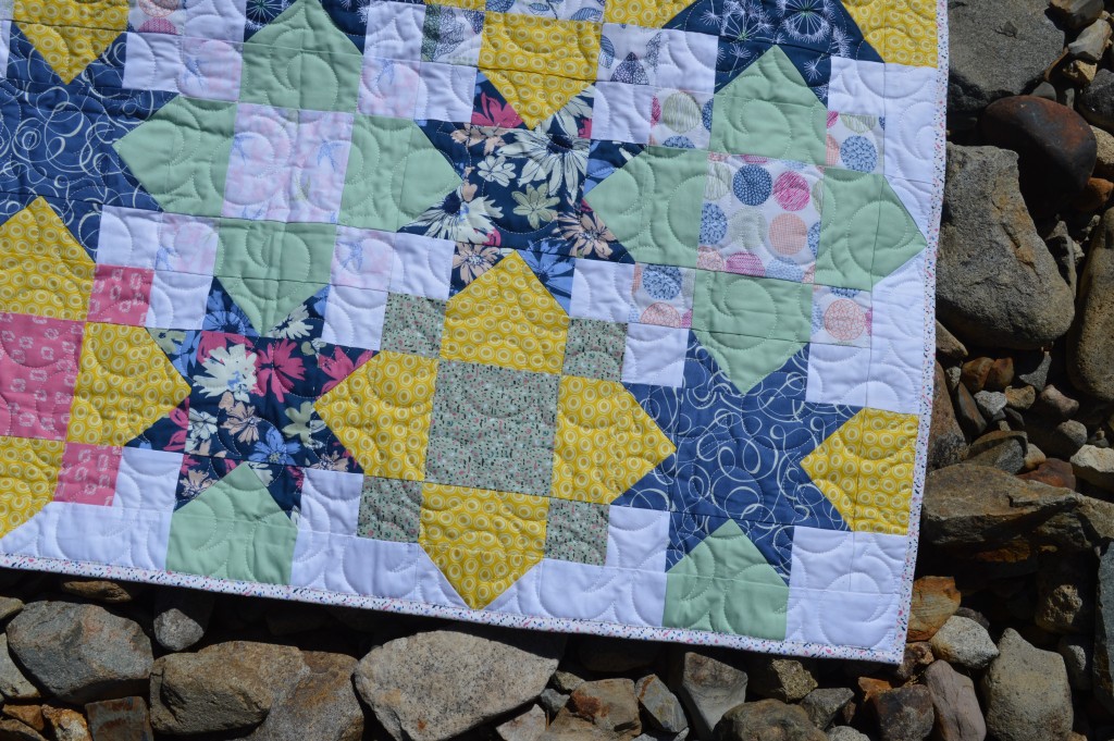 Lucky quilt pattern by Sharon McConnell using Sketchbook fabrics by Art Gallery Fabrics