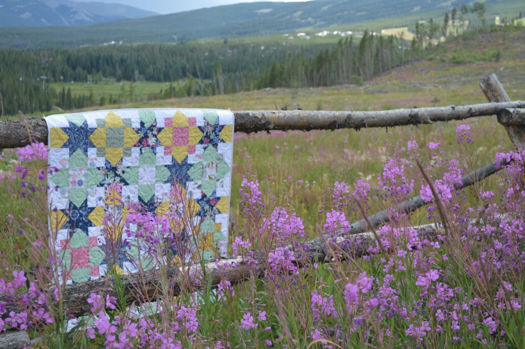 Lucky quilt pattern by Sharon McConnell using Sketchbook fabrics by Art Gallery Fabrics