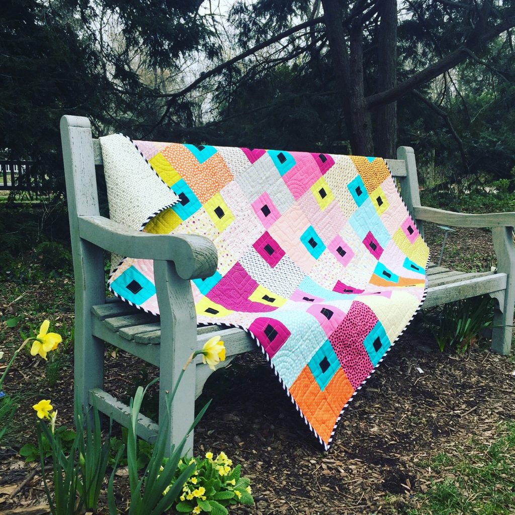 Jewel Box quilt pattern with Jen Kingwell fabrics by Moda fabrics easy quilt pattern