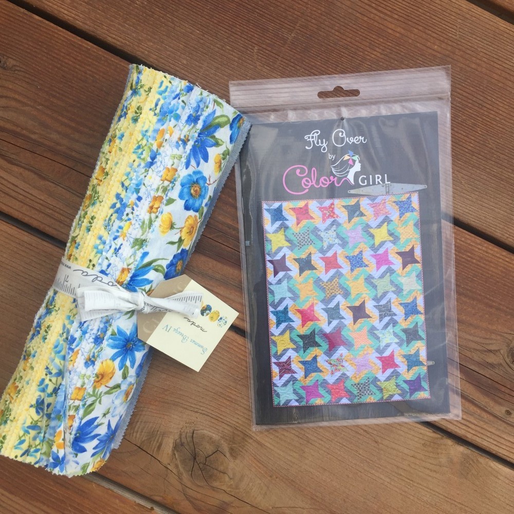 Quilting and sewing giveaway prize, layer cake, quilt pattern