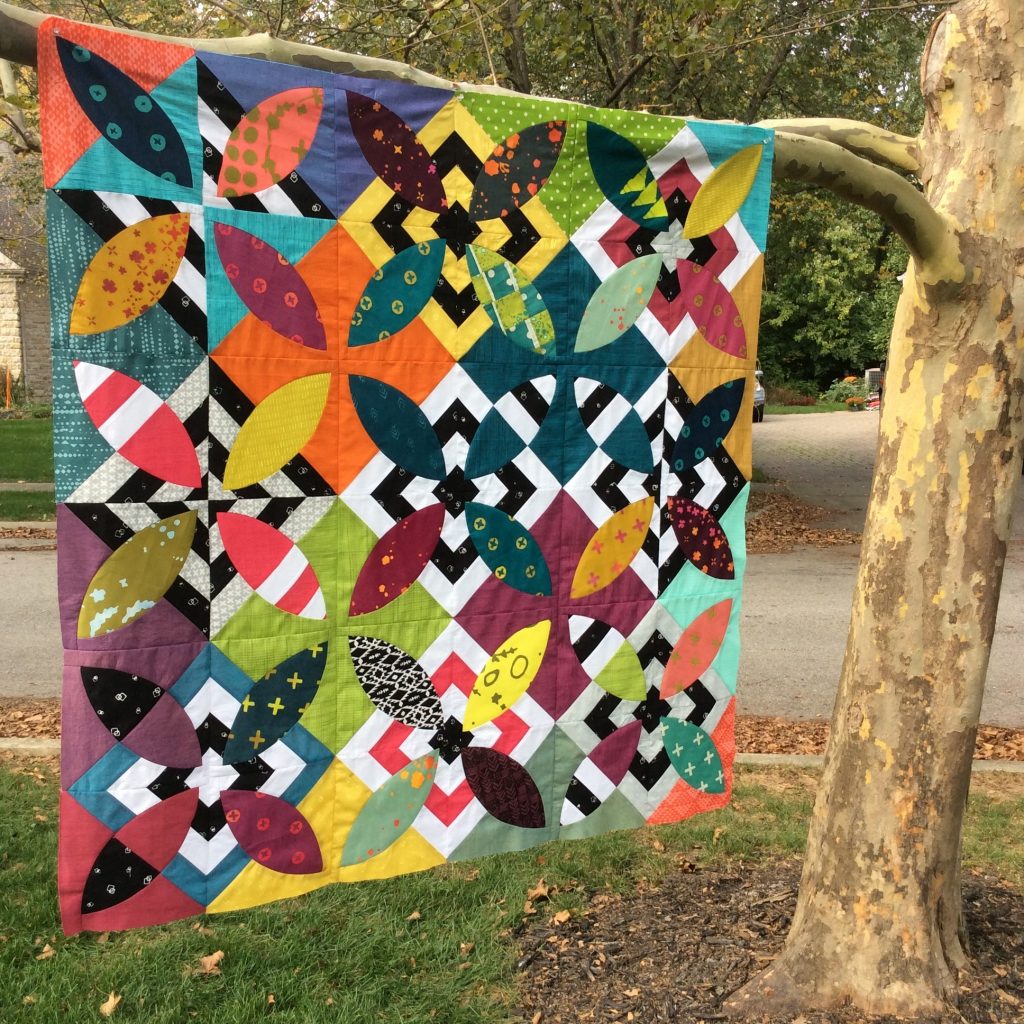 Summer Bloom quilt pattern by Sharon McConnell Color Girl Quilts