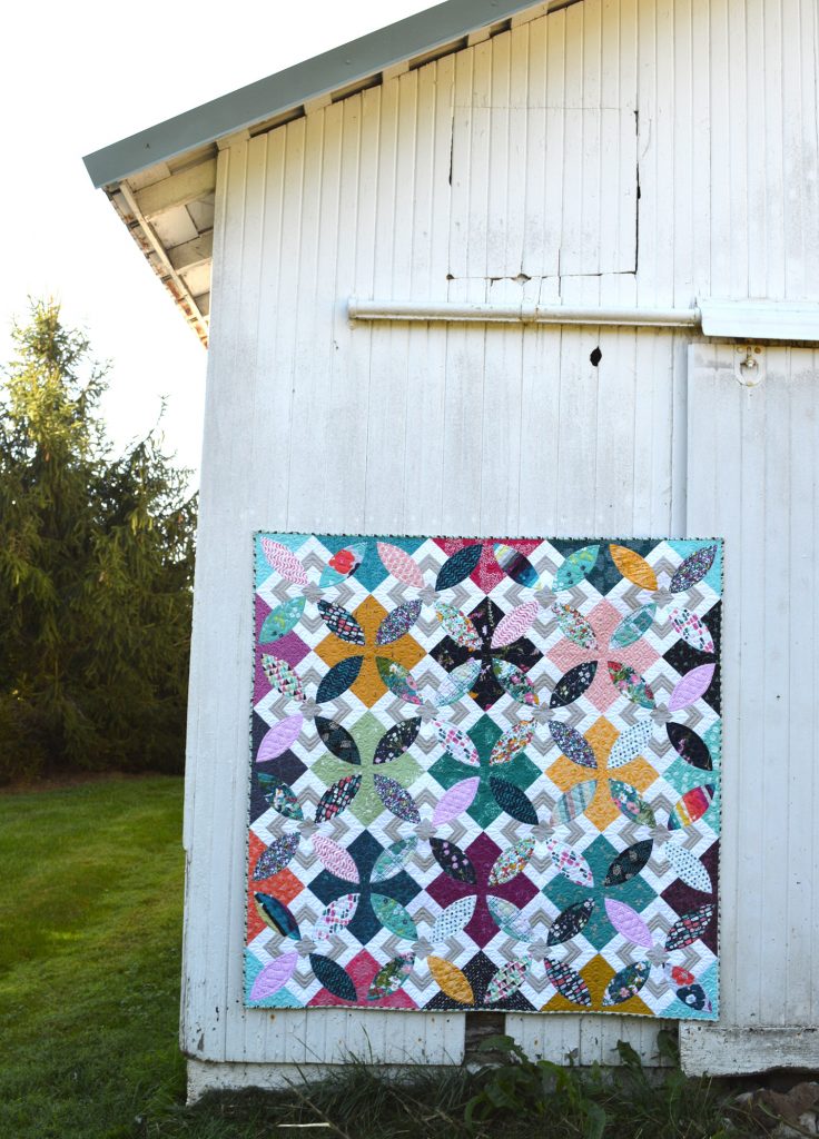 Summer Bloom quilt pattern by Sharon McConnell with Art Gallery Fabrics