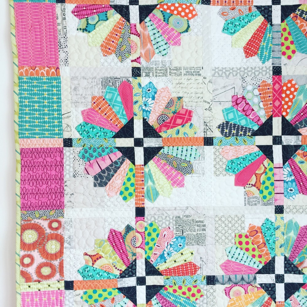 Daisy Quilt pattern by Color Girl, dresden plate quilt