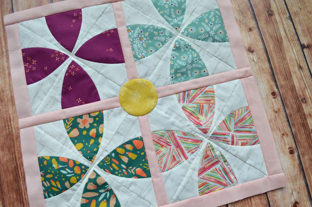 Whimsy Garden blocks, quilt pattern by Color Girl Quilts