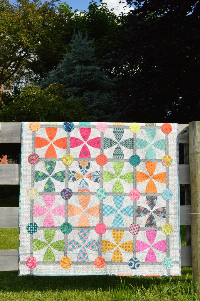 Whimsy Garden quilt pattern by Sharon McConnell, Color Girl Quilts