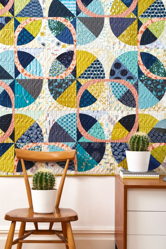 Love Patchwork and Quilting magazine, quilt by Sharon McConnell
