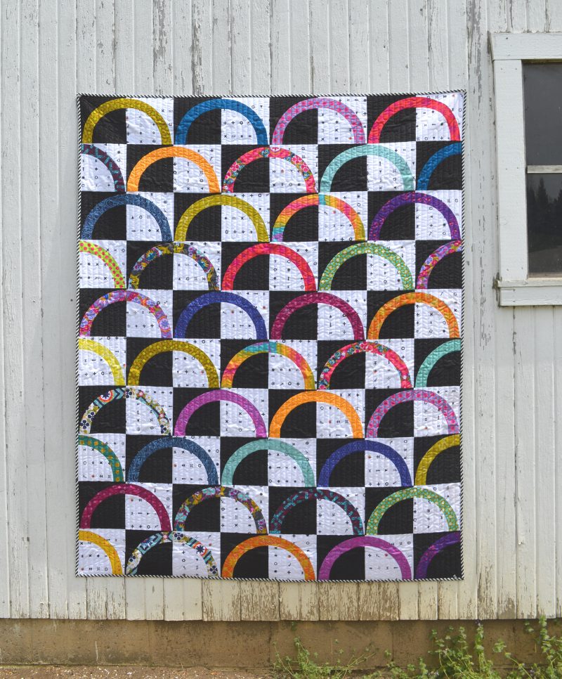 Pisces quilt by Color Girl quilts with Classic Curves Ruler